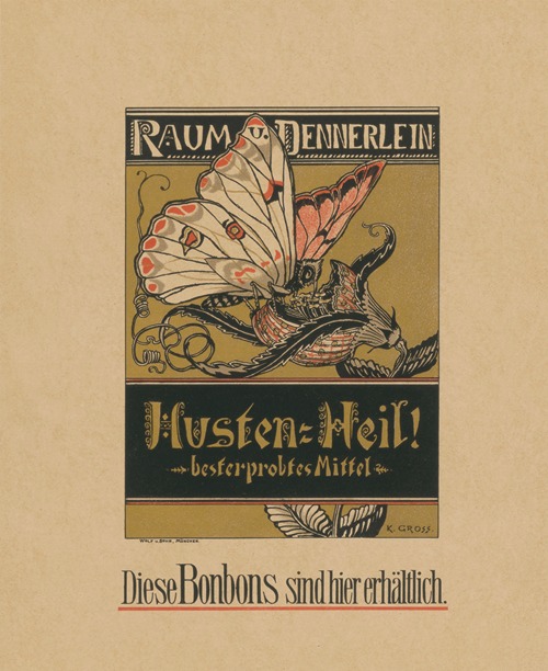 Raum und Dennerlein Husten-Heil. Diese Bonbons sind hier erhältlich