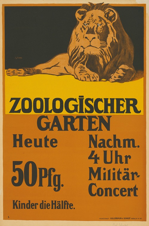 Zoologischer Garten. Militär-Konzert