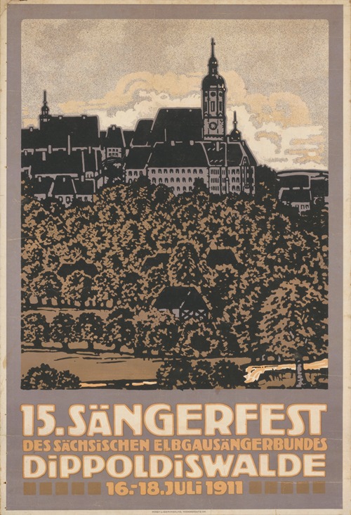 15. Sängerfest des sächsischen Elbgausängerbundes Dippoldiswalde