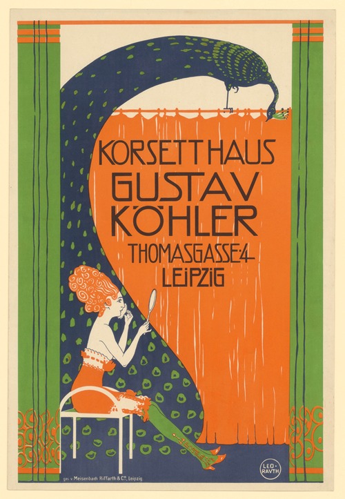 Korsetthaus Gustav Köhler. Thomasgasse 4, Leipzig