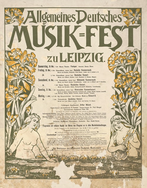Allgemeines Deutsches Musikfest zu Leipzig 1897