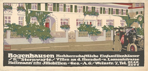 Bogenhausen Hochherrschaftliche Einfamilienhäuser. Heilmann’sche Immobilien-Gesellschaft