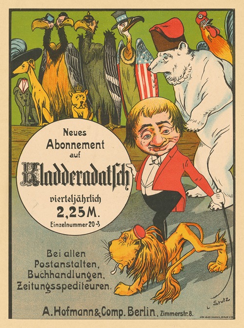 Neues Abonnement auf Kladderadatsch