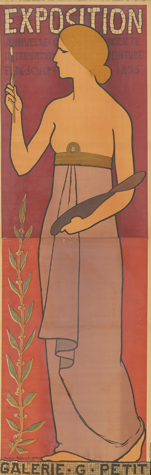 Exposition Annuelle International Peinture 1895. Galerie G. Petit