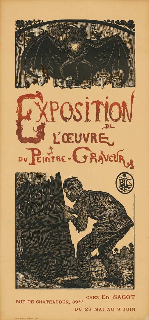 Exposition de l’oeuvre du peintre-graveur