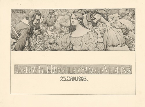 Kostümball des Künstler-Sänger-Vereins 23. Januar 1895