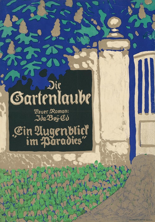 Die Gartenlaube. Neuer Roman; Ida Boy-Ed ‘Ein Augenblick im Paradies’