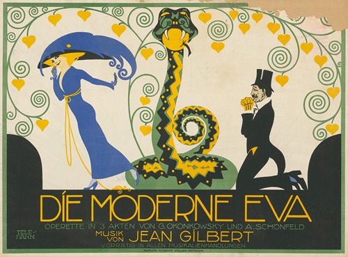 Die moderne Eva, Operette in 3 Akten