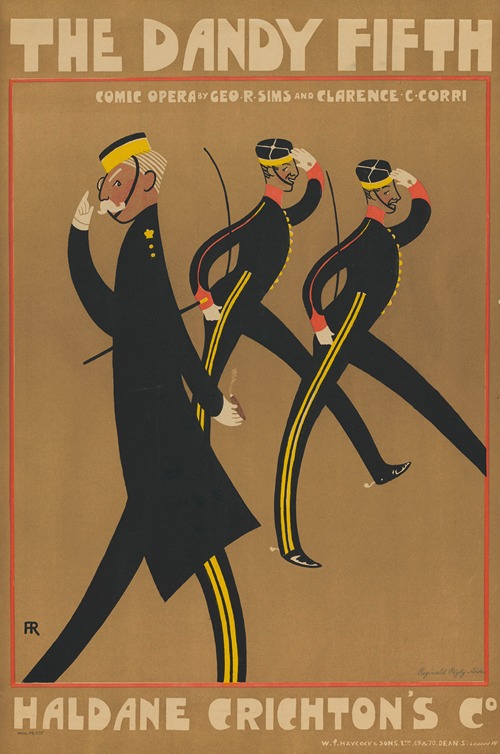 The Dandy Fifth. Comic Opera. Haldane Crichtons Co.
