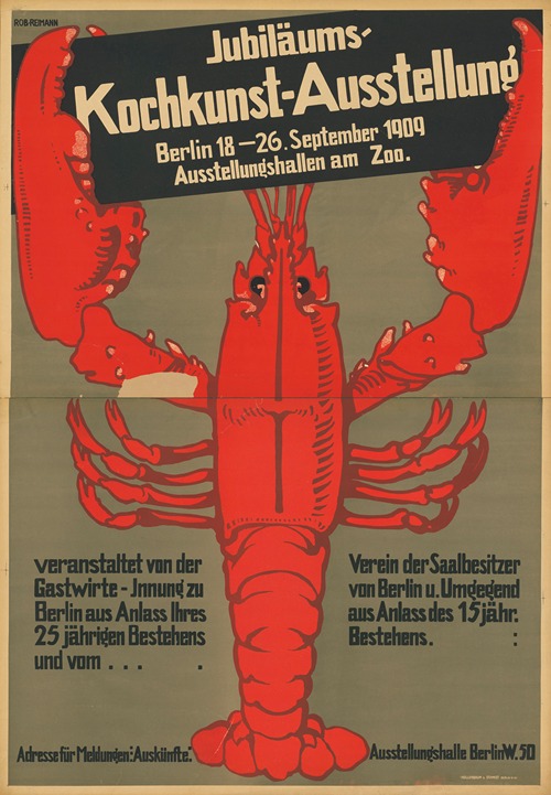 Jubiläums-Kochkunst-Ausstellung. Ausstellungshallen am Zoo Berlin