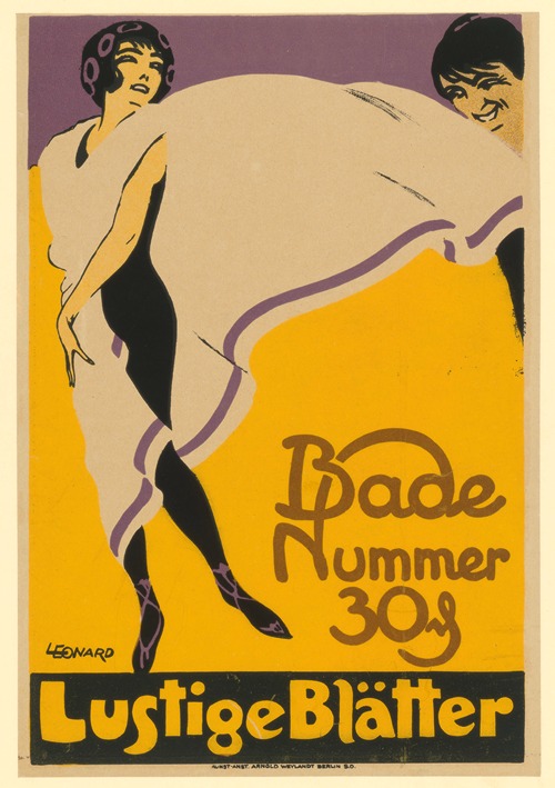 Lustige Blätter. Bade-Nummer