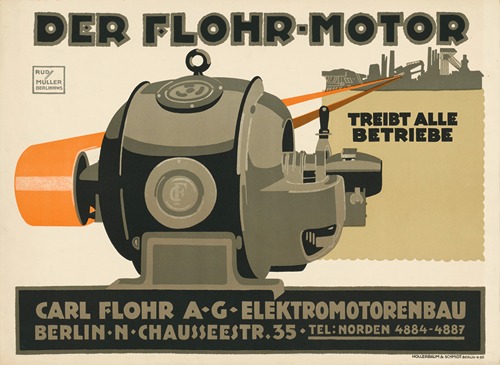 Der Flohr-Motor. Carl Flohr AG Elektromotorenbau Berlin