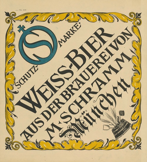 Weissbier aus der Brauerei von M Schramm München