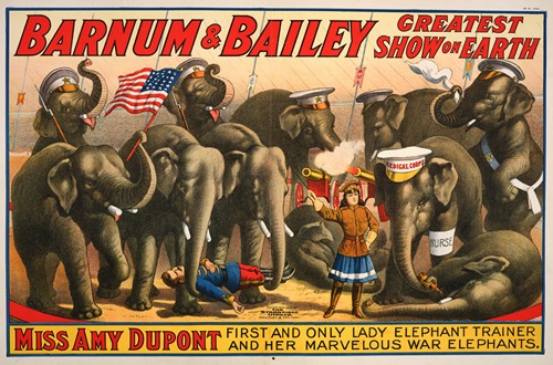 Barnum & Bailey greatest show on earth circus poster