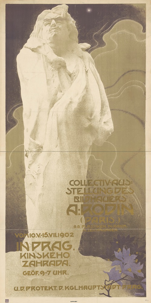 Collectiv-Ausstellung des Bildhauers A. Rodin