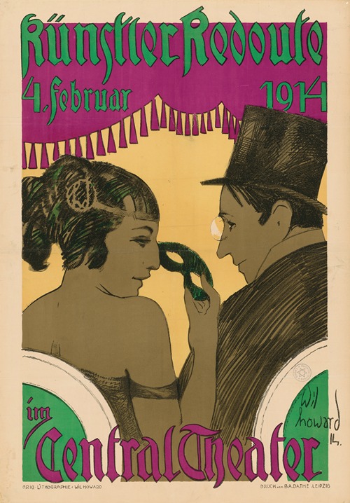 Künstler Redoute 1914