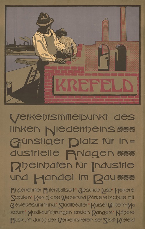 Krefeld. Verkehrsmittelpunkt des linken Niederrheins