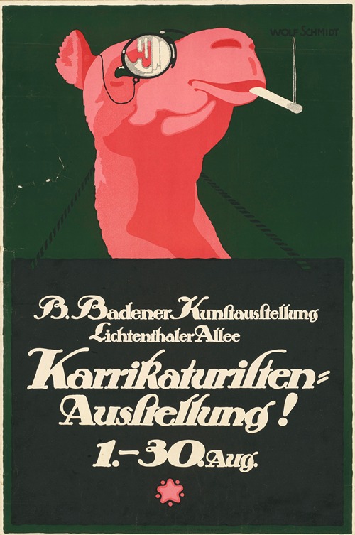 Baden-Badener Kunstausstellung. Karrikaturisten-Ausstellung!