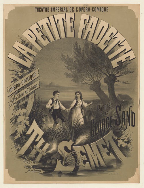Théâtre de l’Opéra-comique. La Petite Fadette
