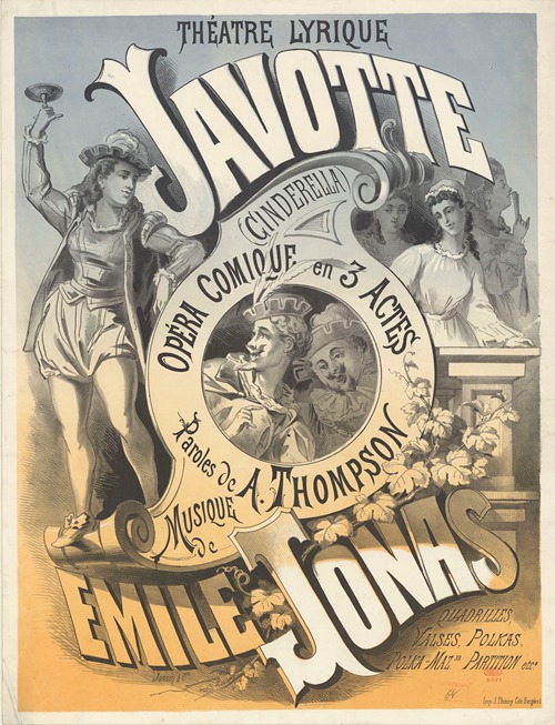 Théâtre-Lyrique. Javotte (Cinderella)