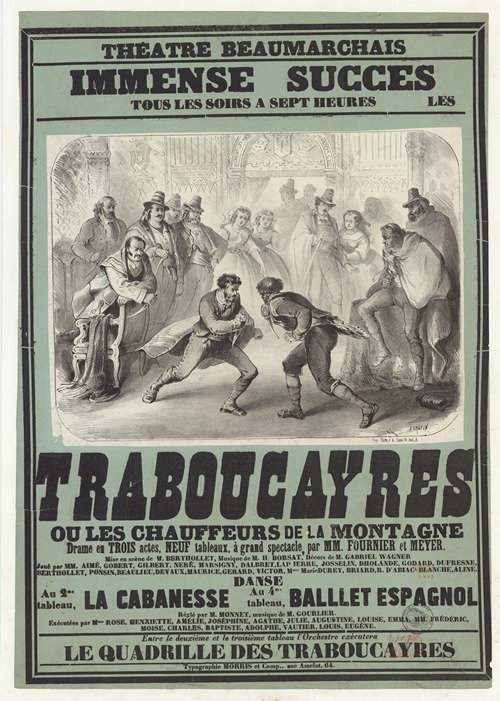 Théâtre Beaumarchais… les Traboucayres ou les Chauffeurs de la montagne