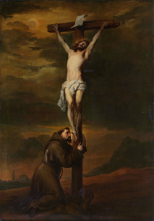 St Francis at the Foot of the Cross (1606 - 1691)