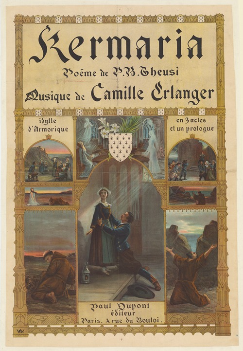 Kermaria. Poème de P.-B. Gheusi. Musique de Camille Erlanger