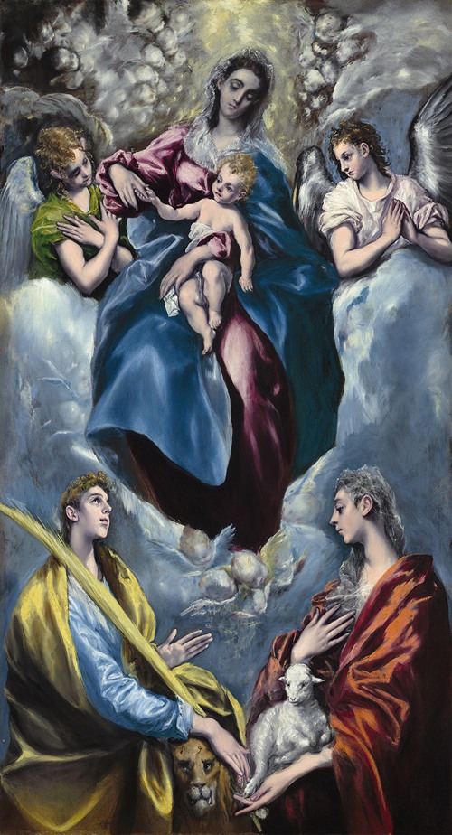 Madonna and Child with Saint Martina and Saint Agnes (1597-1599)
