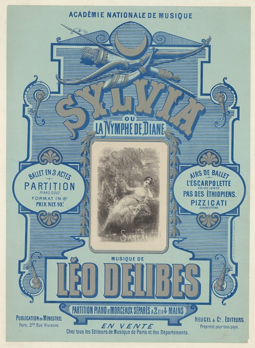 Académie Nationale de Musique. Sylvia ou la Nymphe de Diane