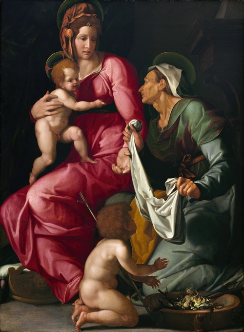 Madonna and Child with Saint Elizabeth and Saint John the Baptist (c. 1535)