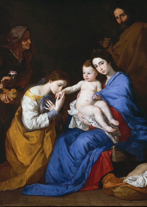 The Holy Family with Saints Anne and Catherine of Alexandria (1648)