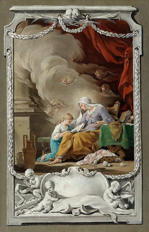 St. Anne Revealing to the Virgin the Prophecy of Isaiah (circa 1749)