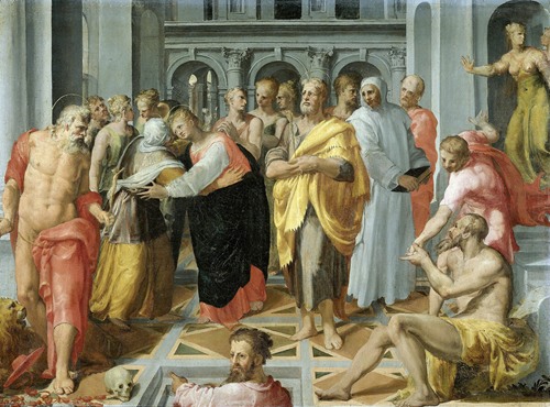 Visitation (Meeting of Mary and Elizabeth in the Presence of Saints Joseph and Jerome)