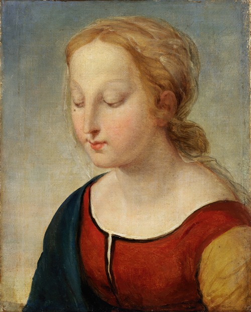 Head of the Madonna (from la Belle Jardiniere)
