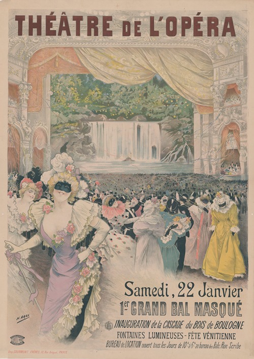 Théâtre de l’Opéra. Samedi 22 janvier (1898) premier grand bal masqué