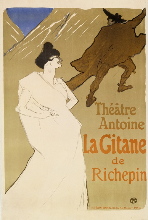 La Gitane.Théatre Antoine, La Gitane de Richepin
