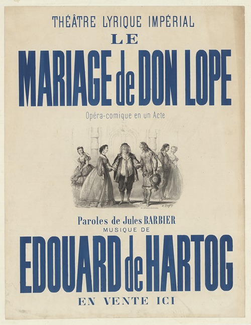 Théatre lyrique impérial. Le Mariage de Don Lope