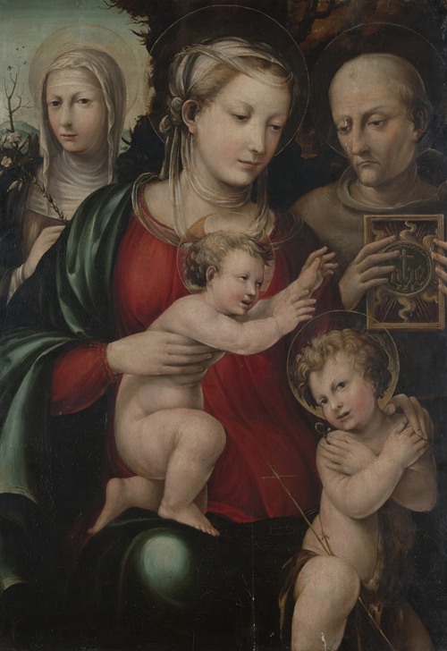 Virgin and Child with Saints John, Catherine and Bernardino of Siena