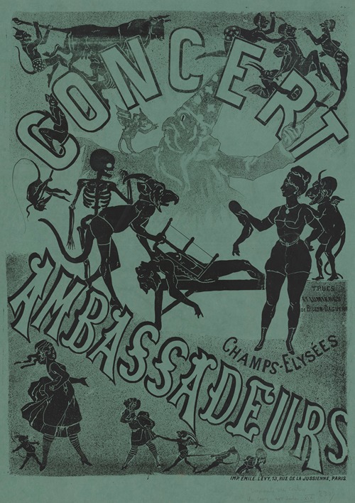 Concert Ambassadeurs, trucs et lumières de Billon-Daguerre.