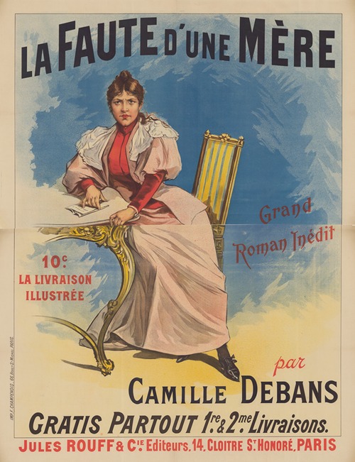 La Faute d’une mère, grand roman inédit par Camille Debans
