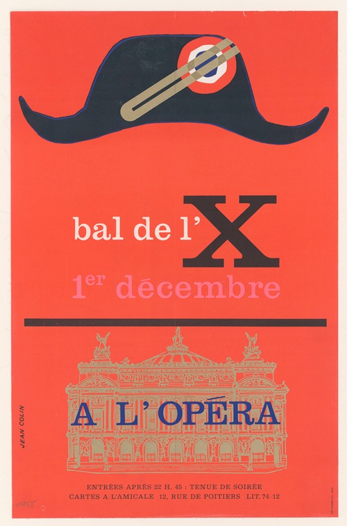 Bal de l’X, le 1er décembre 1966 à l’Opéra