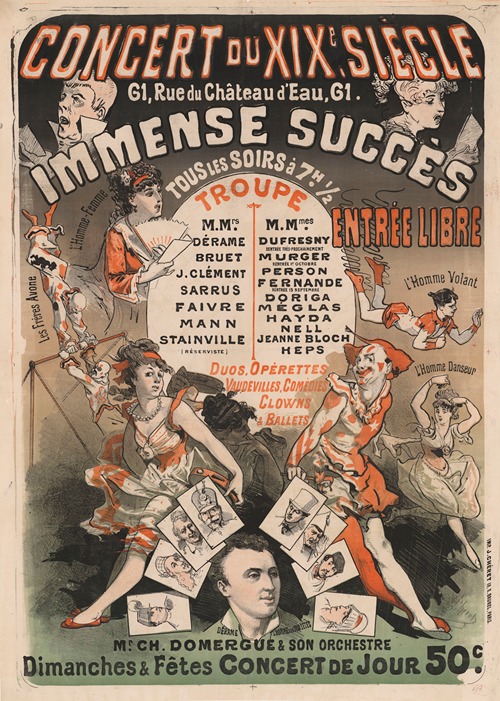 Concert du XIXe siècle… Duos, opérettes, vaudevilles, comédies clowns et ballets