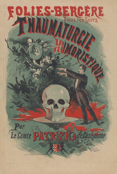 Folies-Bergère, tous les soirs, Thaumaturgie humoristique par le Comte Patrizio de Castiglione