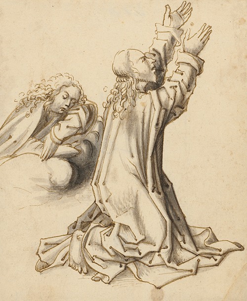 Christ on the Mount of Olives, with John sleeping