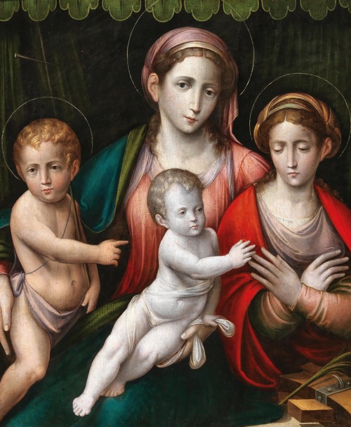 The Madonna and Child with the Infant Saint John the Baptist and Saint Catherine of Alexandria