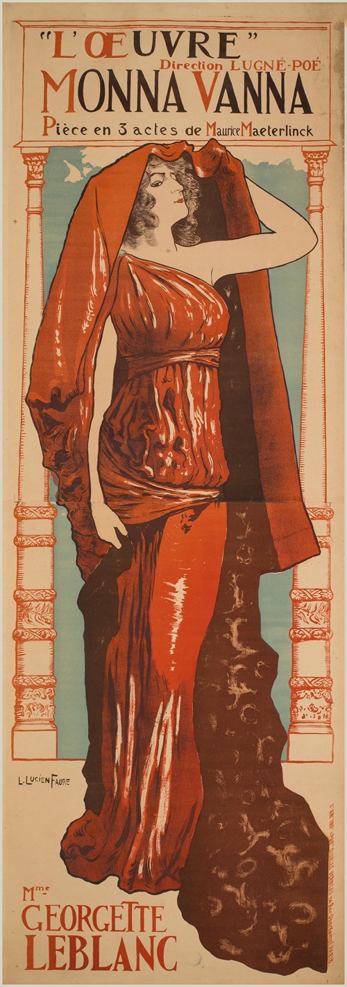 L’Oeuvre, direction Lugné-Poe, Monna Vanna