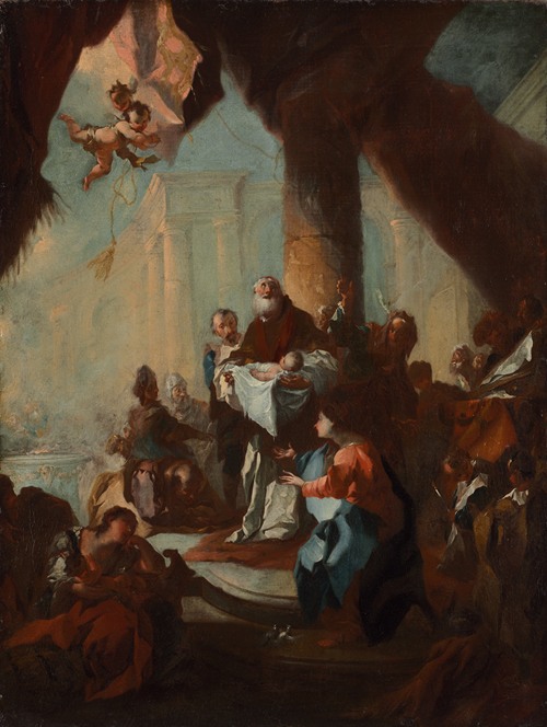 Study for ‘The Presentation of Christ in the Temple’ (for Saint Ulrich, Vienna)