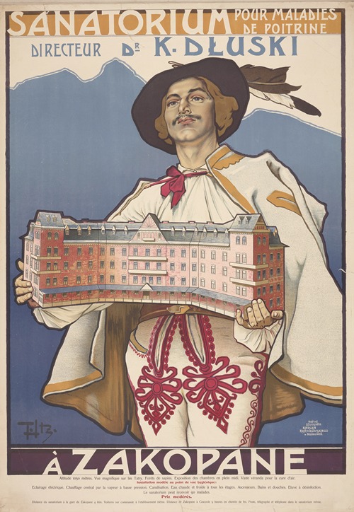 Sanatorium Pour Maladies de Poitrine. Directeur Dr. K. Dłuski (Sanatorium of Pulmonary Diseases)