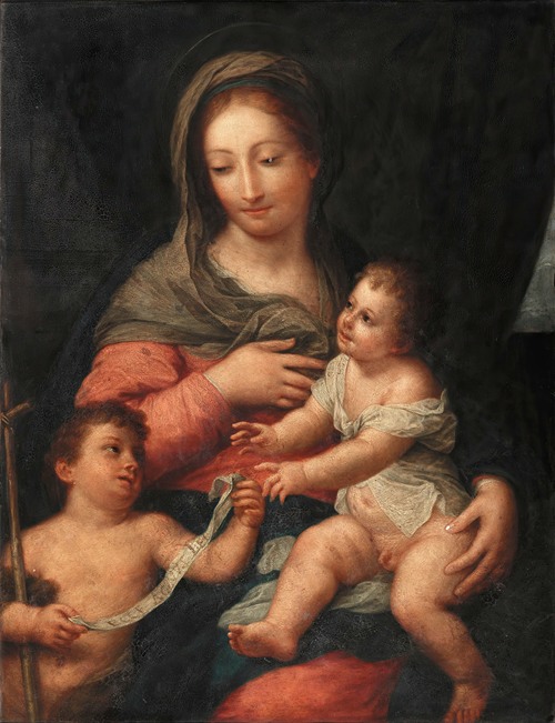 Madonna and Child with the Young Saint John the Baptist (probably late 18th century)