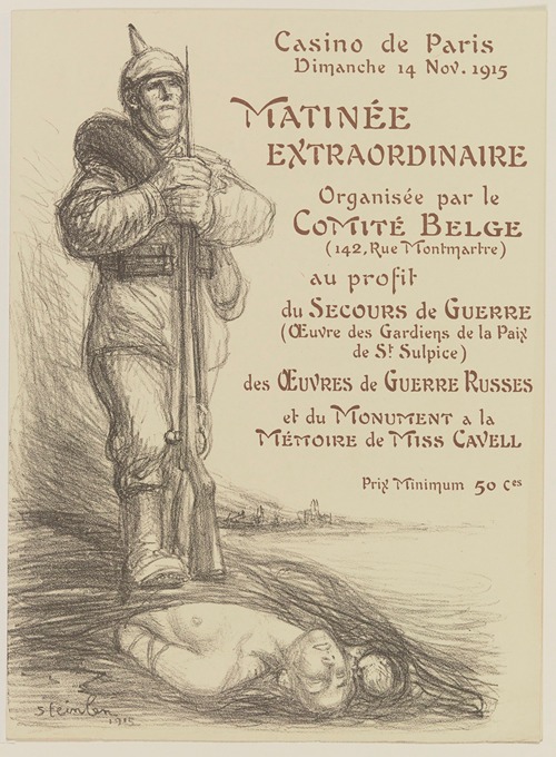 Matinée extraordinaire organisée par le Comité belge